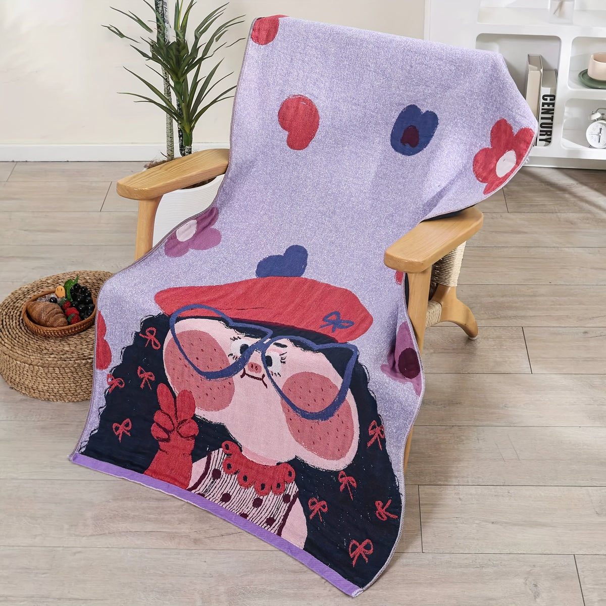 1pc 100% Cotton Bath Towel, Soft, Quick-Drying, And Absorbent. Ideal for Bedding, Sofa Throws, Or Outdoor Beach Use. Perfect for Home Or Beach Outings And Other Locations. A Great Gift For, Measuring 31 by 63 Inches