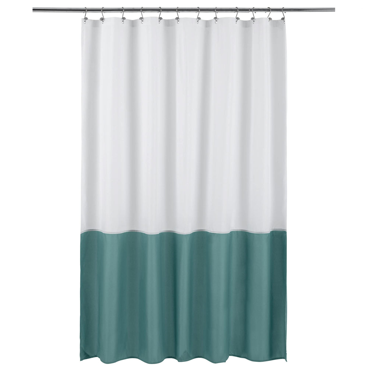 ALYVIA SPRING Waterproof Fabric Shower Curtain or Liner Black, 72x72