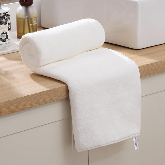 JOYMOOP Microfiber Bath Towels 4 Packs Extra Large 30" x 60", Mixed Color