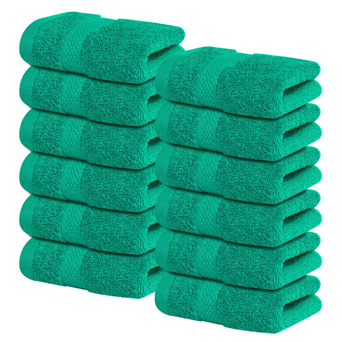 Infinitee Xclusives 100% Ring-Spun Cotton Bath Towels for Bathroom - Pack 4