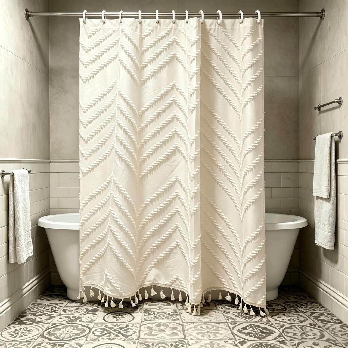 60% Off Waterproof Shower Curtains