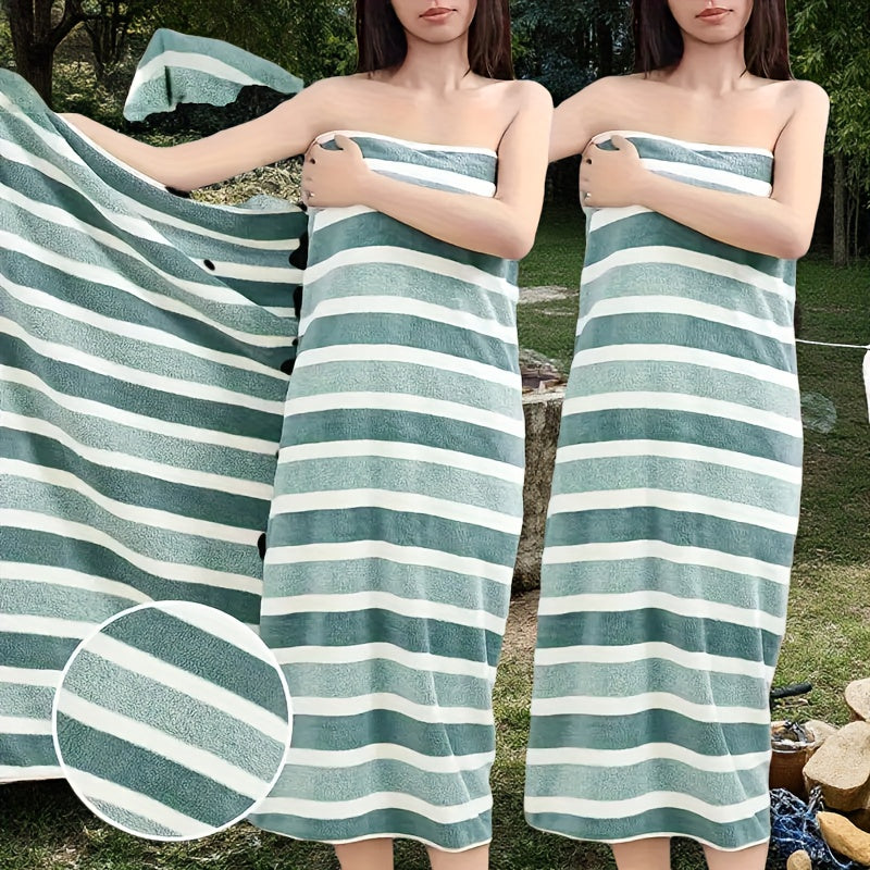 2 X Microfiber Extra Large Bath And Beach Towels (35.43 X 70.87 inch), Thick Absorbent, Fluffy Fabric, Super Soft And Quick Drying, 80% Polyester 20% Nylon, Suitable for Travel, Vacation, Fitness And Yoga, Available in Various Colors.