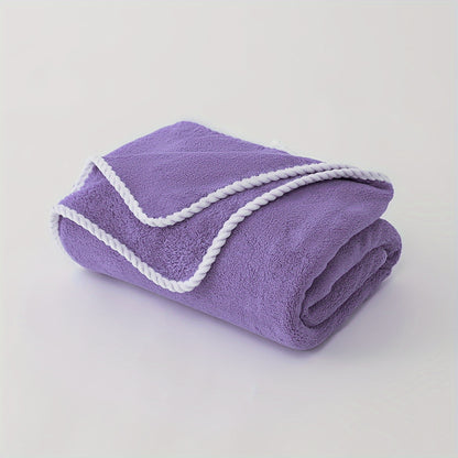 1pc Solid Color Extra Large Bath Towel for Men And Women Ultra Absorbent Ultra Soft