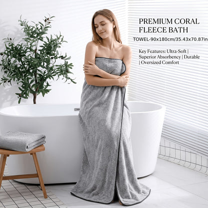 4-Pack Extra Large Bath Towels 90*180cm/35.4*70.8in - Starry Sky, Essential Bathroom Large Wrap Towels, Soft, Skin-Friendly, and Absorbent