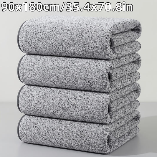 4-Pack Extra Large Bath Towels 90*180cm/35.4*70.8in - Starry Sky, Essential Bathroom Large Wrap Towels, Soft, Skin-Friendly, and Absorbent