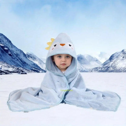 Premium Ultra Soft Absorbent Bath Towel 31.5×31.5 Inch / 80×80cm, Breathable Adorable Animal Pattern Towel, Multi-Purpose All-Season Essential