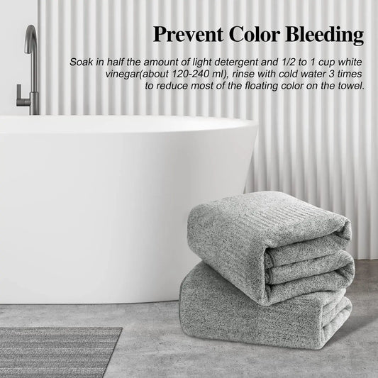 SEISSO Bath Towels Set of 2 or 4 Premium Bath Towels 35” x 63” Oversized Towels for Bathroom Quick Drying & Lightweight Bath Sheets Towels for Adults -... Dark Blue Smooth