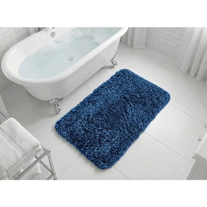 Muddy Mat® Fluffy Bathroom Rug, Soft Absorbent Microfiber Bath Mat, Non Slip, Quick Dry, Machine Washable for Bathroom Floor, Tub, Shower, Toilet and Sink