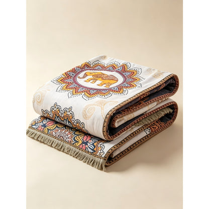 Increase The Size of Four Layers of Adult Pure Cotton Gauze Large Bath Towel for Spring and Summer, Soft and Not Easy to Shed Hair, Absorbent and Quick Drying, Super Large Wrapped Towel
