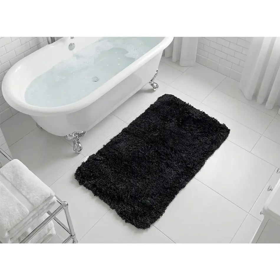 Muddy Mat® Fluffy Bathroom Rug, Soft Absorbent Microfiber Bath Mat, Non Slip, Quick Dry, Machine Washable for Bathroom Floor, Tub, Shower, Toilet and Sink