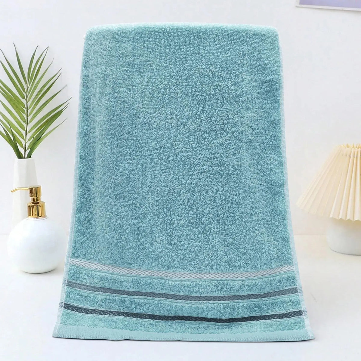 3 Pack Unisex Fade Resistant Towel Sets - Ultra Soft, Quick-Drying, Absorbent Cotton Bath Towels for Home Bathroom, Fur & Skin Care Use