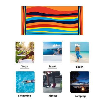 Fast-Dry Suitable for Swimming Pool Towel - Oversized Bath & Beach Towels with Diagonal Texture, Quick-Dry Suitable for Poolside, Bathing, Showering, Machine Washable for &