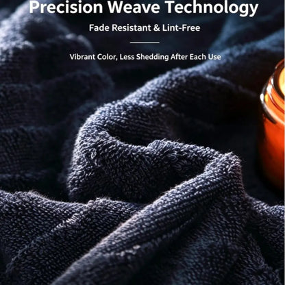 100% Combed Cotton Bath Towel, 430g Plush Touch Quick-Dry Large Towel (70x140cm) for Bathroom Daily Use, Shower Wrap