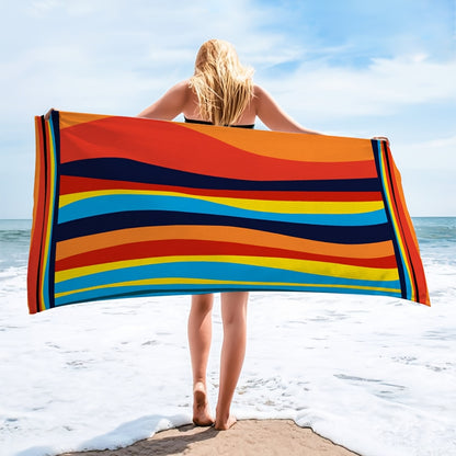 Fast-Dry Suitable for Swimming Pool Towel - Oversized Bath & Beach Towels with Diagonal Texture, Quick-Dry Suitable for Poolside, Bathing, Showering, Machine Washable for &