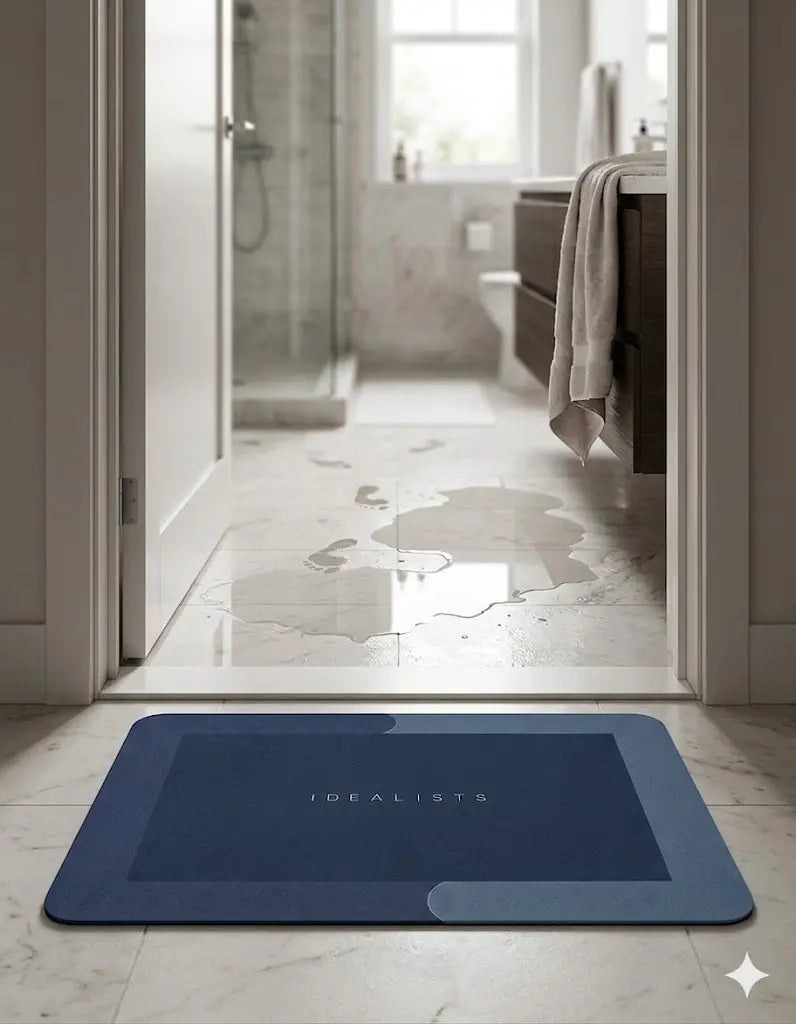 Minimalist Plain Non-Slip Bath Mat - Large 31.5 in x 18.9 in, Soft, Absorbs Water, Suitable for Multiple Rooms (Bathroom, Shower, Laundry Room), Large31.5 In X 18.9 In, Rectangular