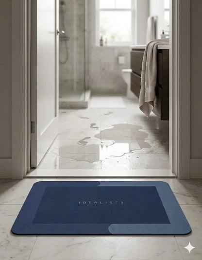 Minimalist Plain Non-Slip Bath Mat - Large 31.5 in x 18.9 in, Soft, Absorbs Water, Suitable for Multiple Rooms (Bathroom, Shower, Laundry Room), Large31.5 In X 18.9 In, Rectangular