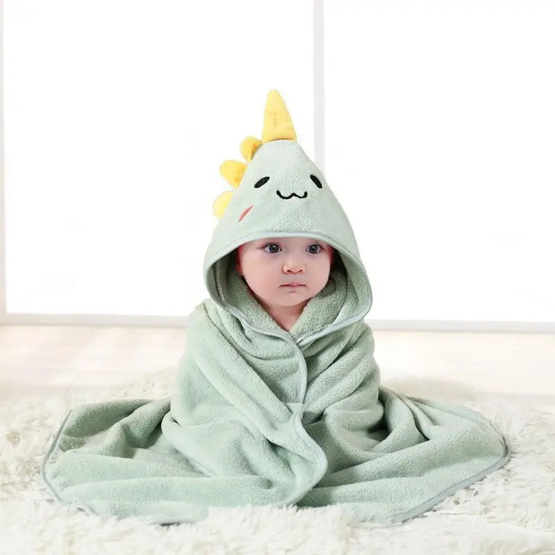 Premium Ultra Soft Absorbent Bath Towel 31.5×31.5 Inch / 80×80cm, Breathable Adorable Animal Pattern Towel, Multi-Purpose All-Season Essential