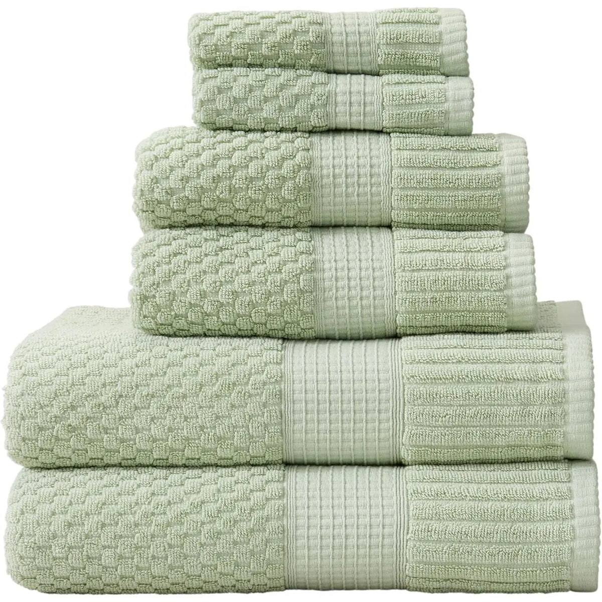 4 Pack 100% Cotton Bath Towels | Beige Towels | Oeko‑TEX Standard 100 | Soft & Absorbent, Quick‑Dry | Trinity Collection - Sand