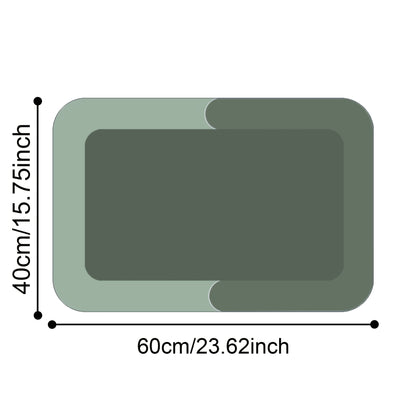 Absorbent Diatomite Bath Mat, Non-slip And Water-absorbing Floor Mat, Soft And Comfortable Bathroom Mat - Suitable for Bathroom, Shower, Laundry Room, Bedroom, Living Room, Doorstep Mat, Kitchen Floor Mat