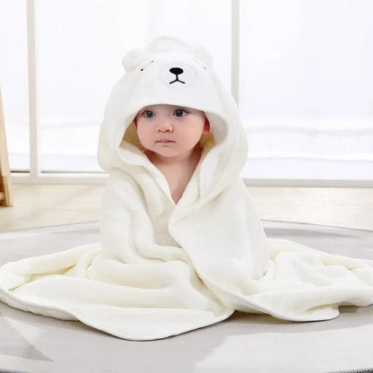 Premium Ultra Soft Absorbent Bath Towel 31.5×31.5 Inch / 80×80cm, Breathable Adorable Animal Pattern Towel, Multi-Purpose All-Season Essential