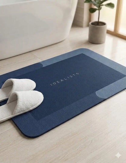 Minimalist Plain Non-Slip Bath Mat - Large 31.5 in x 18.9 in, Soft, Absorbs Water, Suitable for Multiple Rooms (Bathroom, Shower, Laundry Room), Large31.5 In X 18.9 In, Rectangular