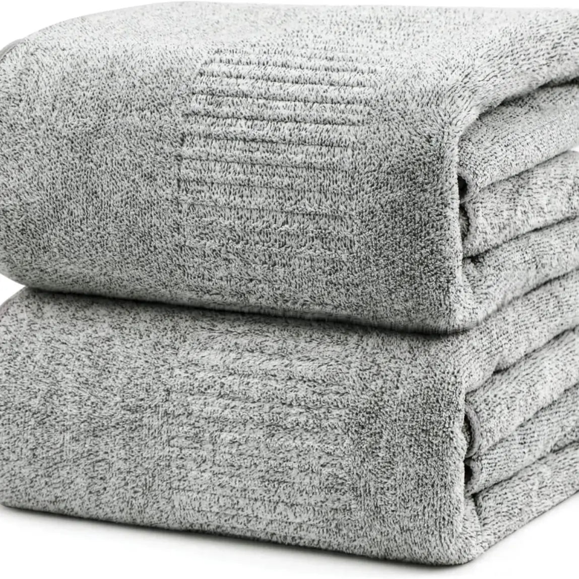 SEISSO Bath Towels Set of 2 or 4 Premium Bath Towels 35” x 63” Oversized Towels for Bathroom Quick Drying & Lightweight Bath Sheets Towels for Adults -... Dark Blue Smooth