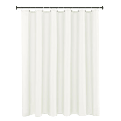 Fabric Shower Curtain Liner 72x72 Inch-White Standard Size Shower Liners