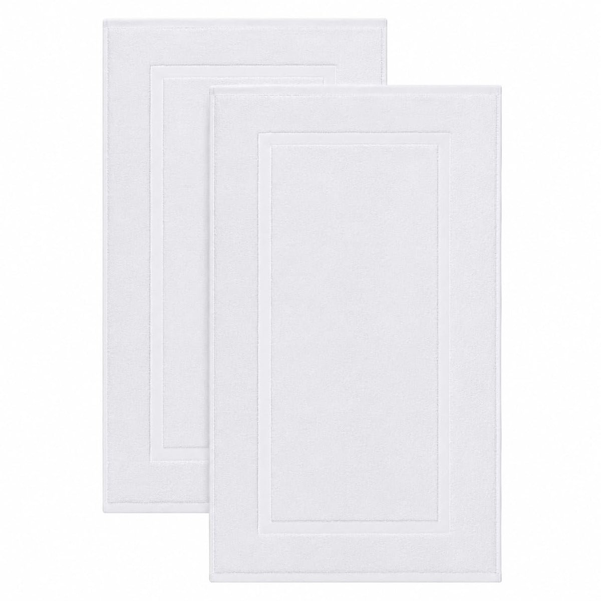 SALBAKOS 4-Piece 100% Turkish Cotton Bath Towels, 27x54 inch, White