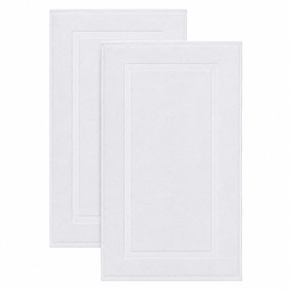 SALBAKOS 4-Piece 100% Turkish Cotton Bath Towels, 27x54 inch, White
