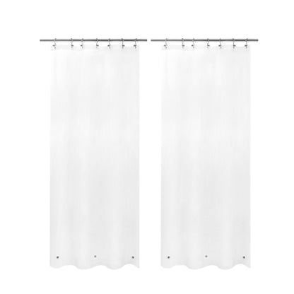 Barossa Design Oeko-tex Certified Shower Curtain Liner Standard Size, Clear