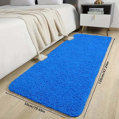 Long Plush Super Absorbent Bath Mat, Non-Slip And Anti-Fall, Ultra-Soft Walking Feel, Comfortable And High-Quality Bath Carpet, Suitable for Bathtub, Shower, Bathroom Additions, Home Decor Floor Mat, Safe Choice for Bathroom