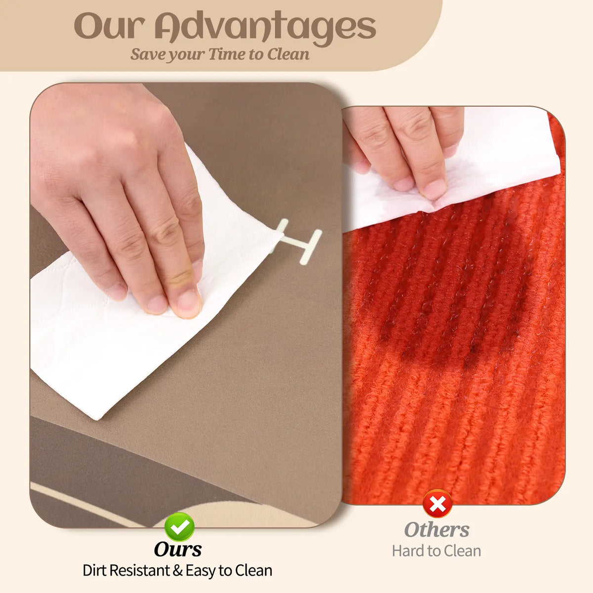 Bathroom Rugs Set Memory Foam Bath Rugs Non-Slip Bath Mat Set 3 Piece,Washable Bathroom Mats,Super Soft U-Shaped Toilet Rug,Bahroom Carpets for Bathroom,Tub,Shower
