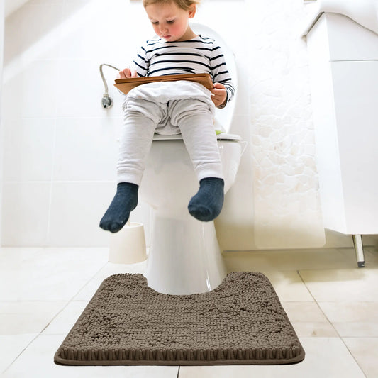 Deconovo Plush Chenille Bath Mat - Soft, Absorbent, Non-Slip, Moisture Resistant - Tub, Bathroom, Shower Floor, Entryways Use, Bath Mat For Tub Non Slip