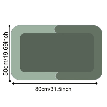 Absorbent Diatomite Bath Mat, Non-slip And Water-absorbing Floor Mat, Soft And Comfortable Bathroom Mat - Suitable for Bathroom, Shower, Laundry Room, Bedroom, Living Room, Doorstep Mat, Kitchen Floor Mat