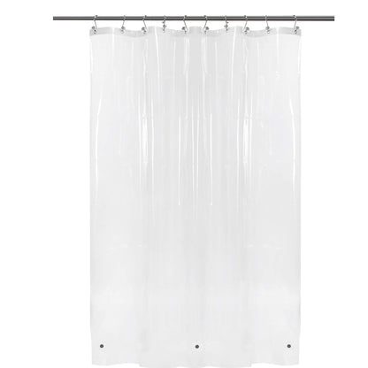 Barossa Design Oeko-tex Certified Shower Curtain Liner Standard Size, Clear