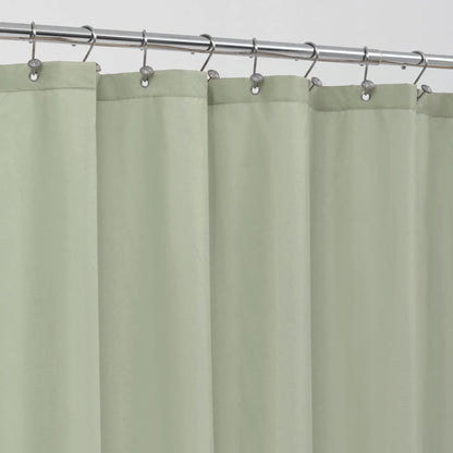 ALYVIA SPRING Waterproof Fabric Shower Curtain or Liner Black, 72x72