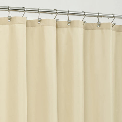 ALYVIA SPRING Waterproof Fabric Shower Curtain or Liner Black, 72x72