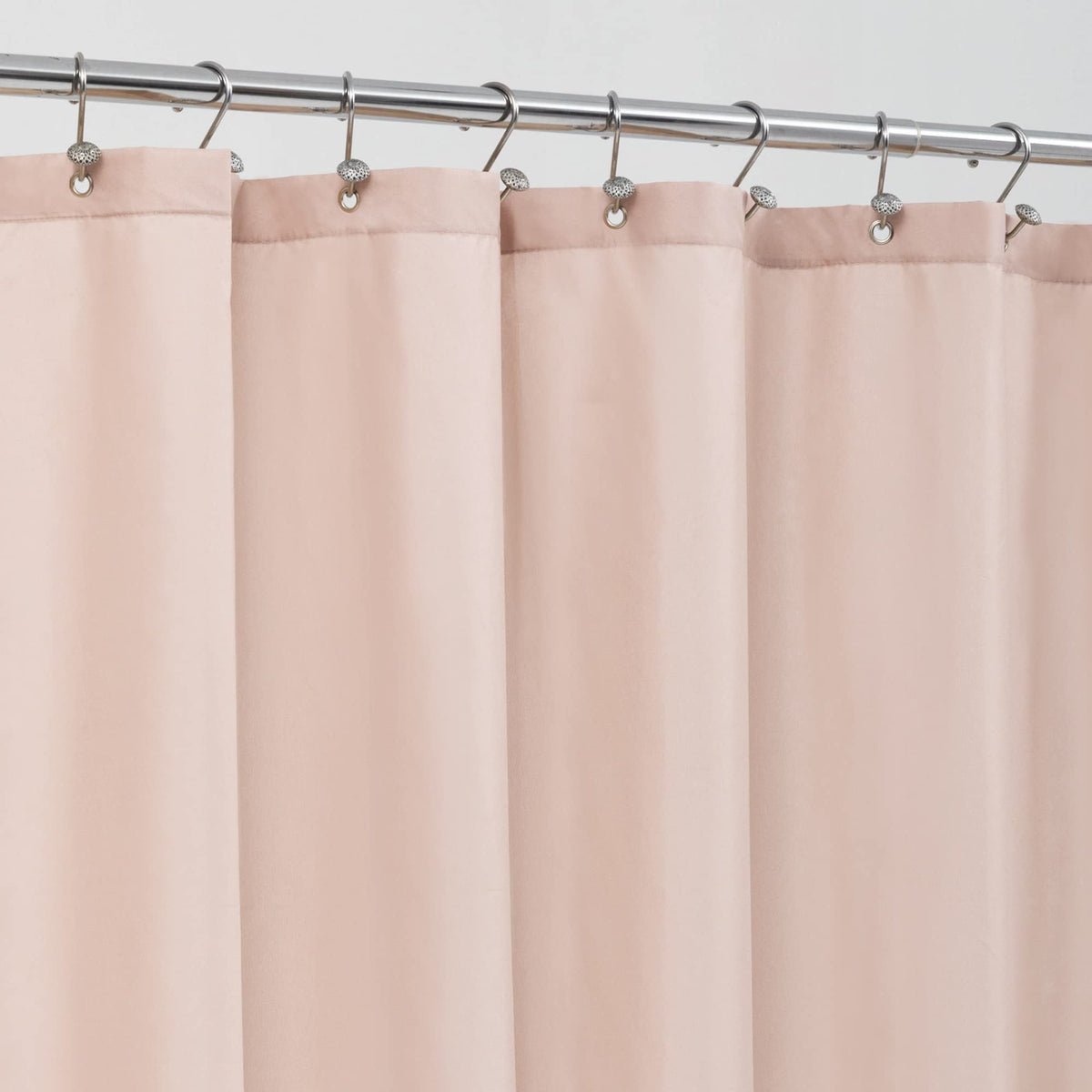 ALYVIA SPRING Waterproof Fabric Shower Curtain or Liner Black, 72x72