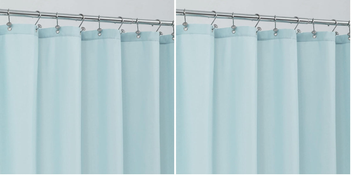 ALYVIA SPRING Waterproof Fabric Shower Curtain or Liner Black, 72x72