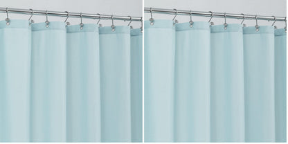 ALYVIA SPRING Waterproof Fabric Shower Curtain or Liner Black, 72x72