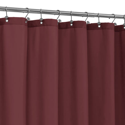 ALYVIA SPRING Waterproof Fabric Shower Curtain or Liner Black, 72x72