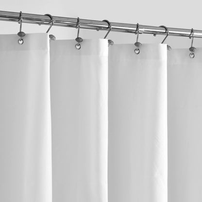 ALYVIA SPRING Waterproof Fabric Shower Curtain or Liner Black, 72x72