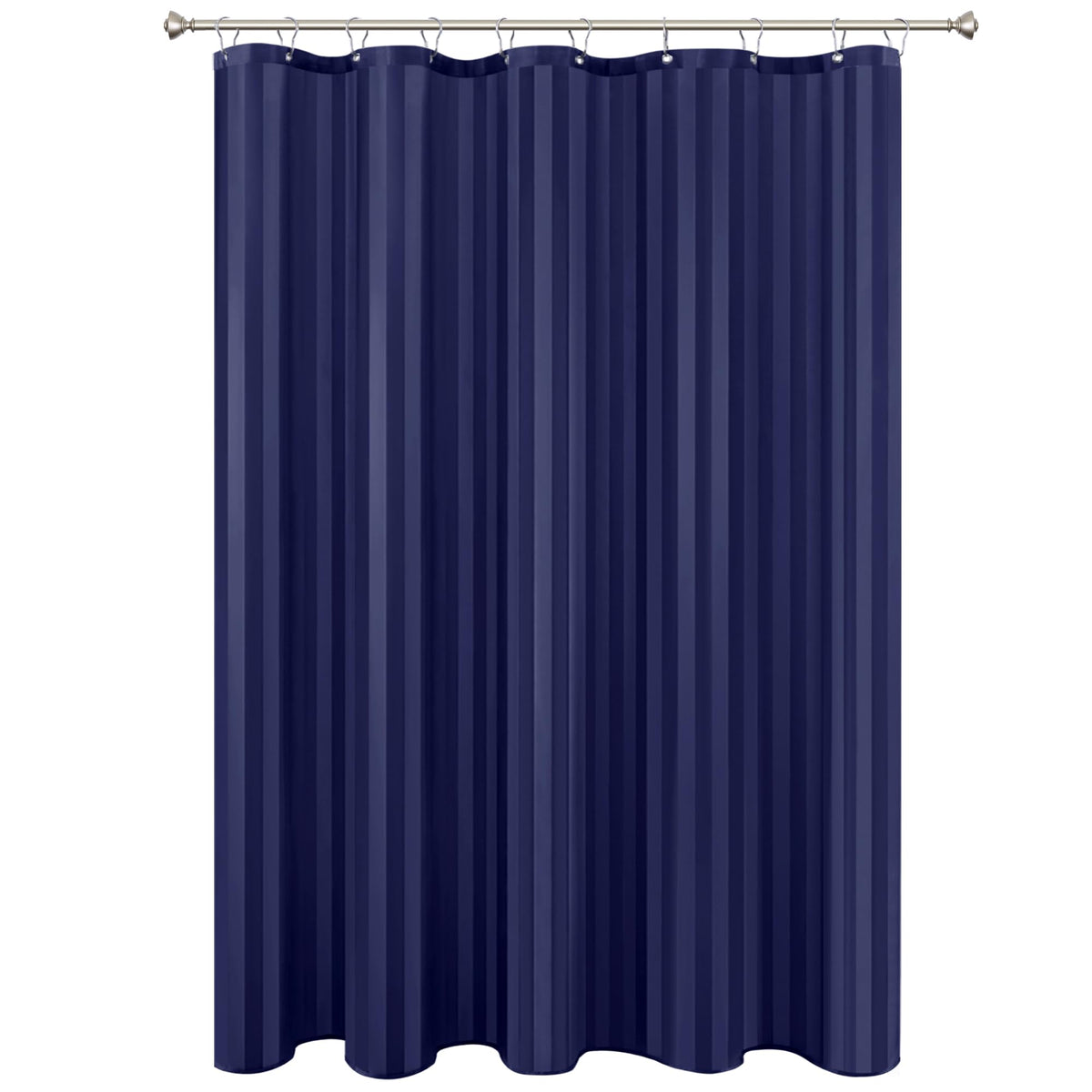 Fabric Shower Curtain Liner 72x72 Inch-White Standard Size Shower Liners