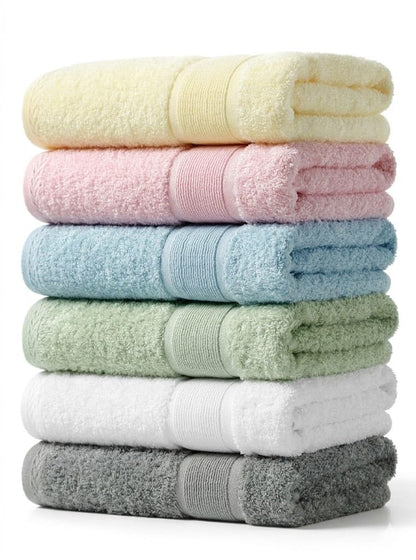 Aibaser Viscose from Bamboo and Cotton Bath Towels Set of 6-27x54 Inch Ultra Soft, Highly Absorbent Large Shower Towels for Bathroom, Spa & Gym