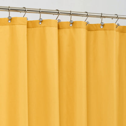 ALYVIA SPRING Waterproof Fabric Shower Curtain or Liner Black, 72x72