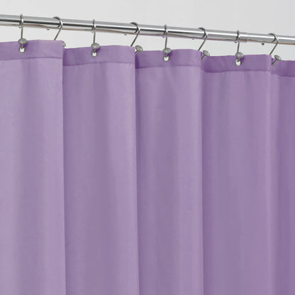 ALYVIA SPRING Waterproof Fabric Shower Curtain or Liner Black, 72x72