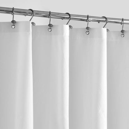 ALYVIA SPRING Waterproof Fabric Shower Curtain or Liner Black, 72x72