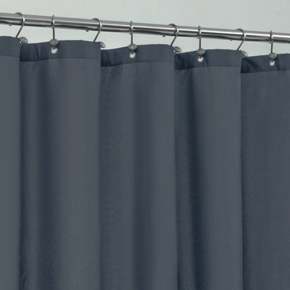 ALYVIA SPRING Waterproof Fabric Shower Curtain or Liner Black, 72x72