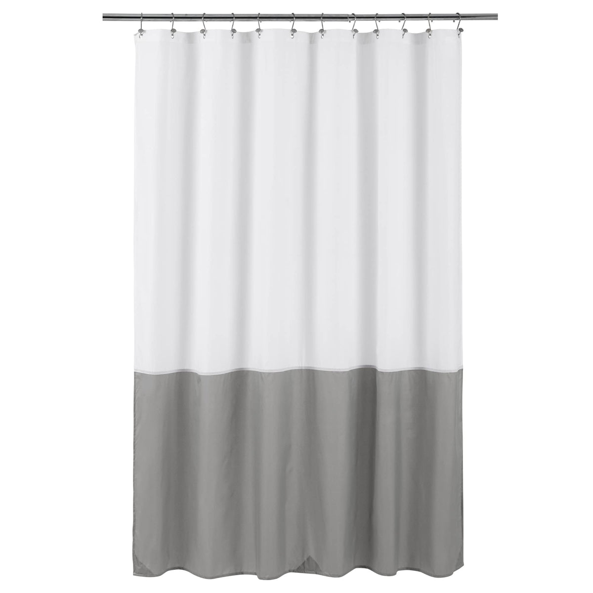 ALYVIA SPRING Waterproof Fabric Shower Curtain or Liner Black, 72x72