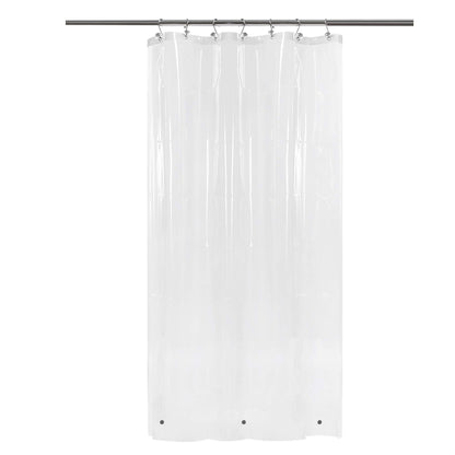 Barossa Design Oeko-tex Certified Shower Curtain Liner Standard Size, Clear